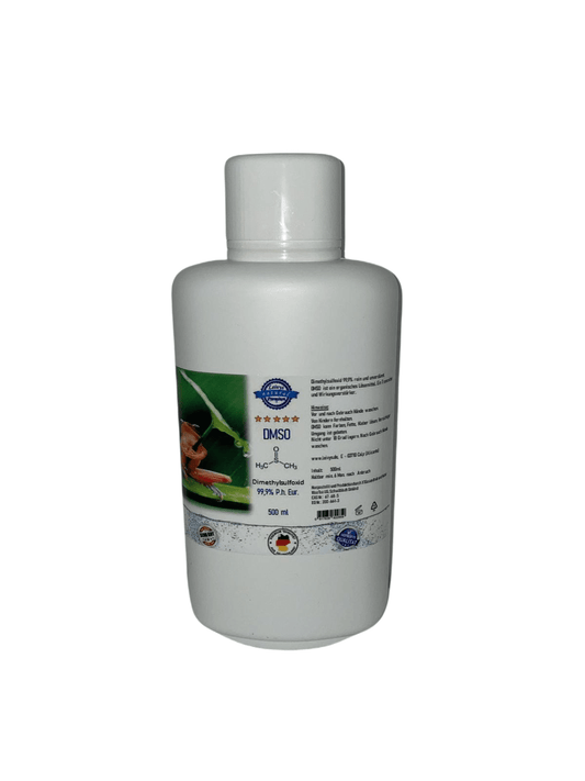 Leivys DMSO Dimethylsulfoxid 99,9% Ph. EU In Praktischer HDPE Flasche Mit Tropfverschluss 500ml