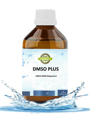 DMSO PLUS - Die Kraft der Natur vereint. DMSO+MSM+Magnesium in Braunglasflasche